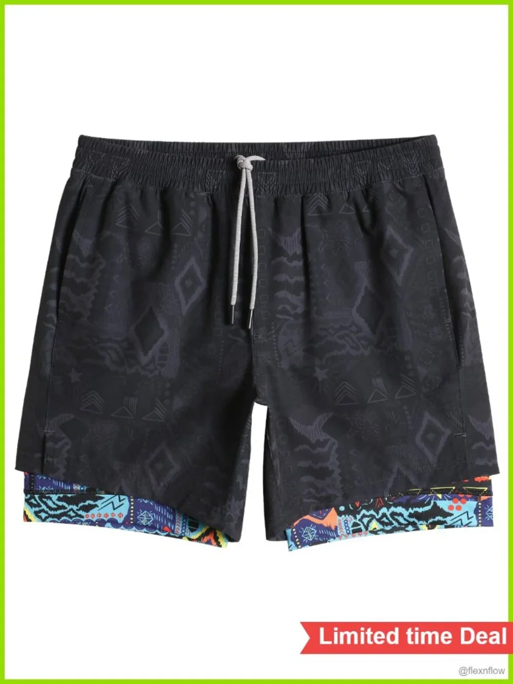 Mens 2 in 1 Workout Shorts with Liner Running Gym Shorts 5.5